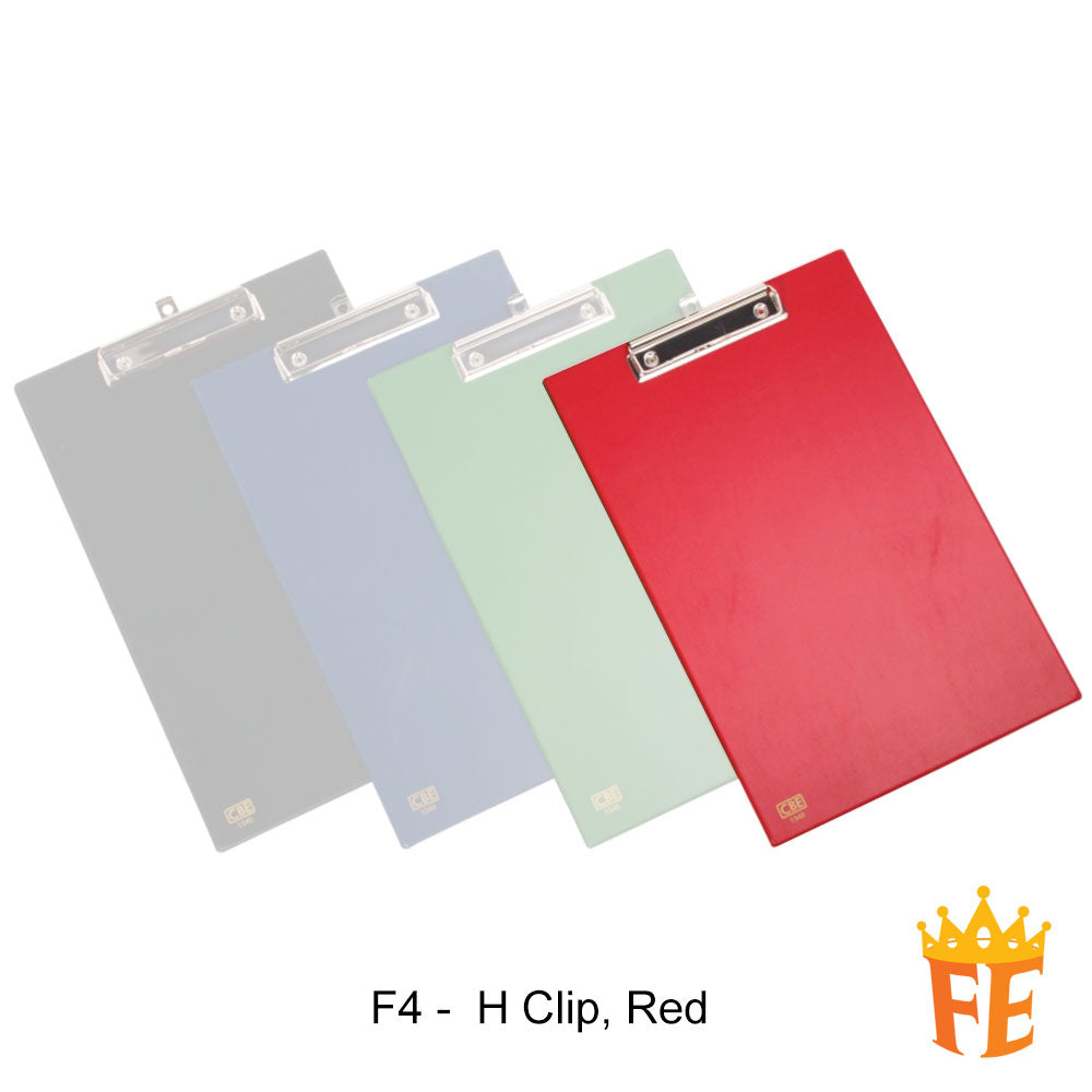 CBE 1496 / 1340 PVC Clipboard F4