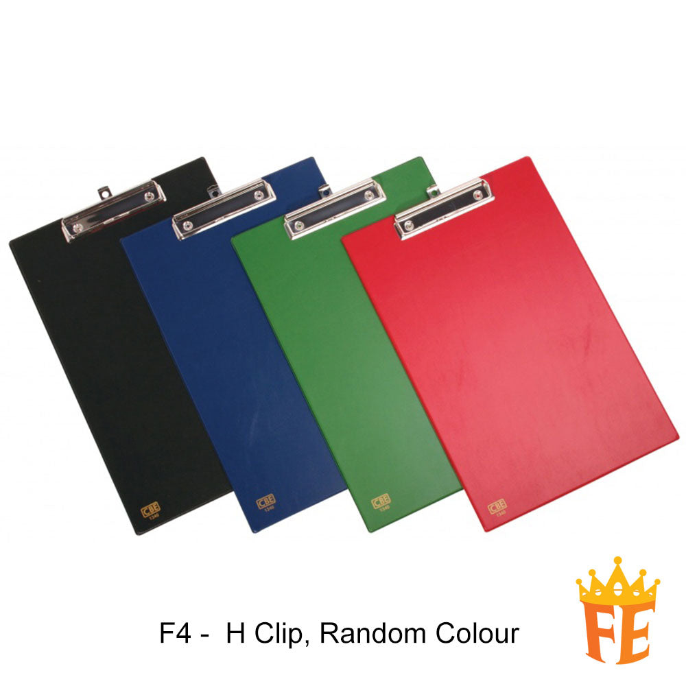 CBE 1496 / 1340 PVC Clipboard F4