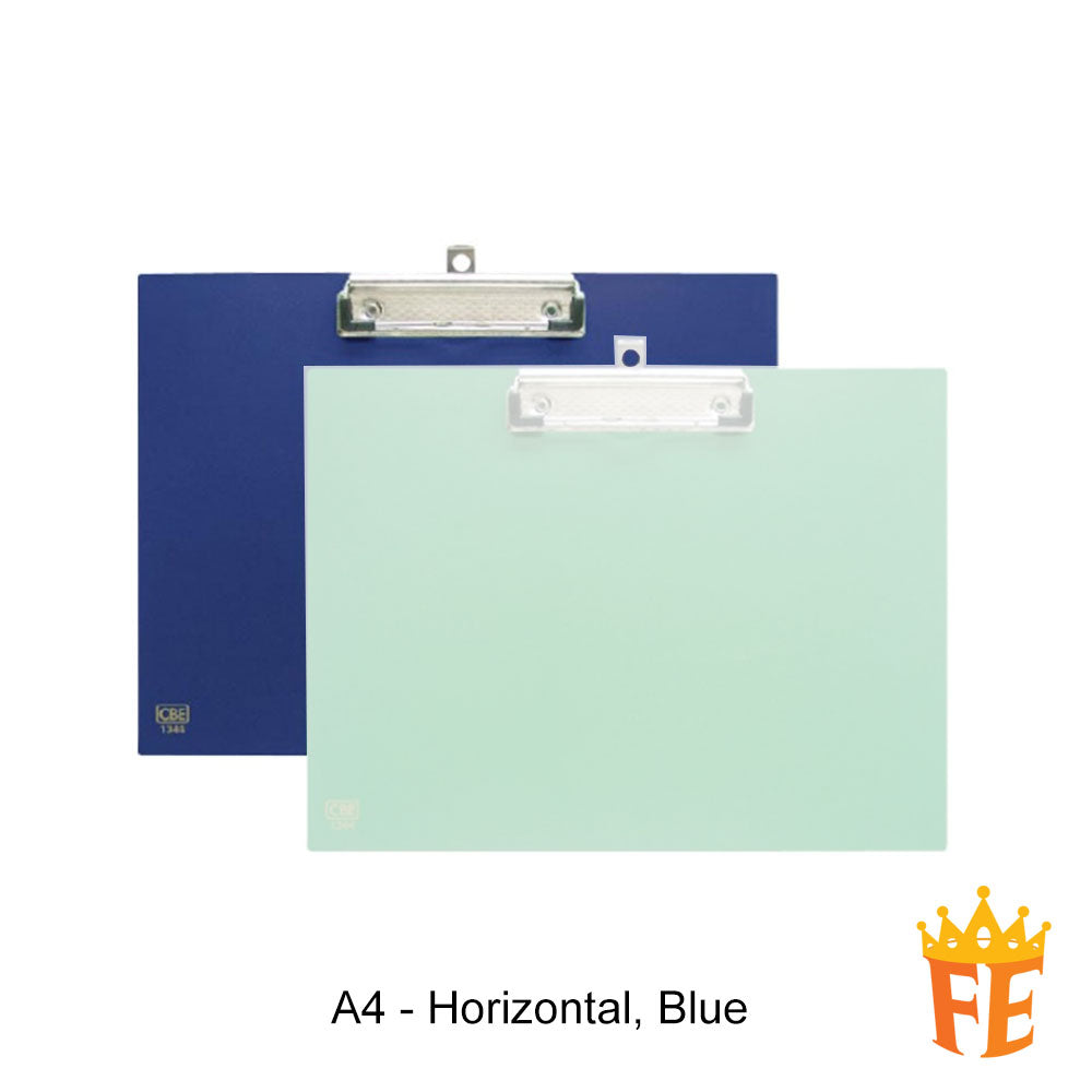 CBE 1341 / 1344 PVC Horizontal / Vertical Clip Board (A4)