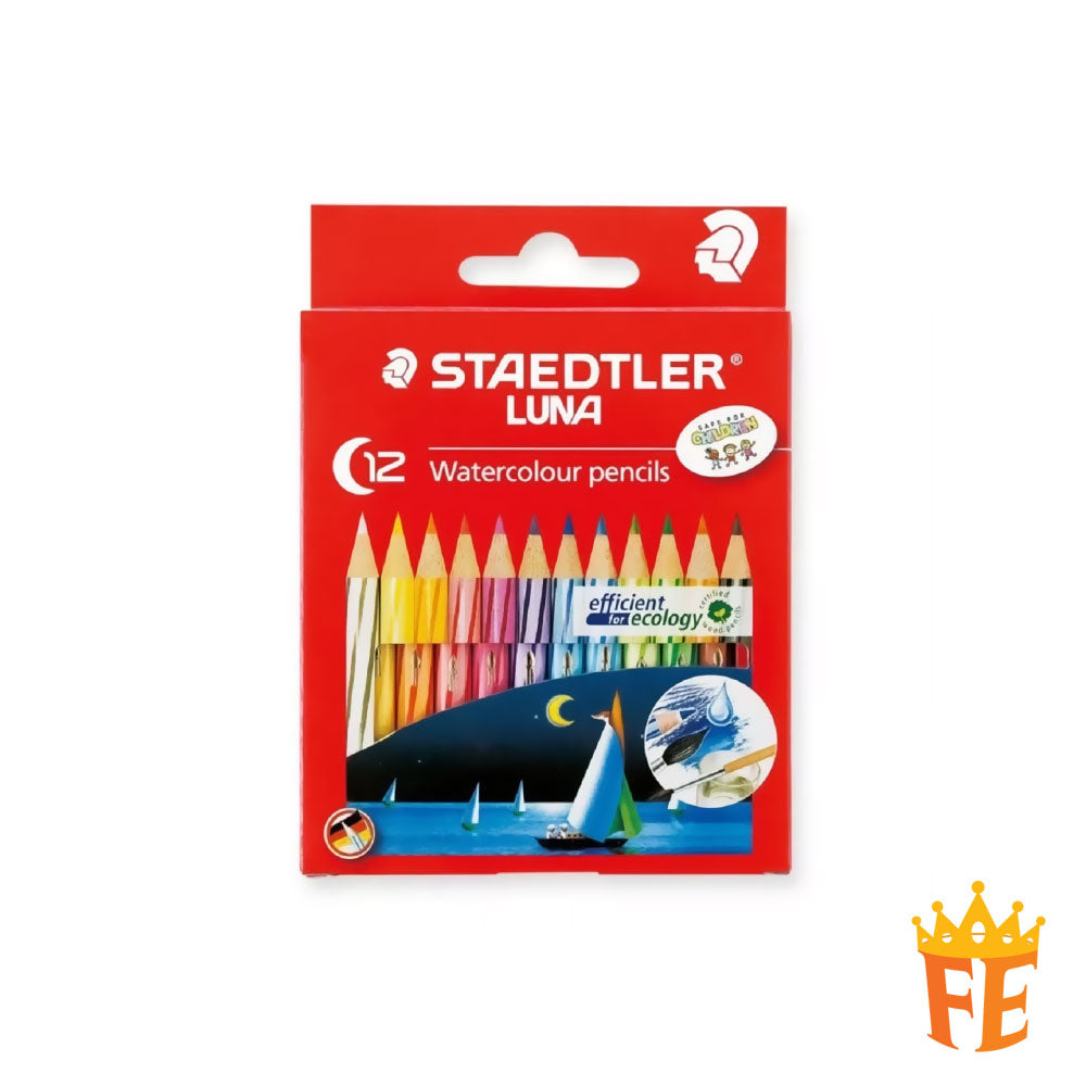 Staedtler Luna Watercolour Pencils 12 / 24 / 36 / 48 Colours (Box/Carton)