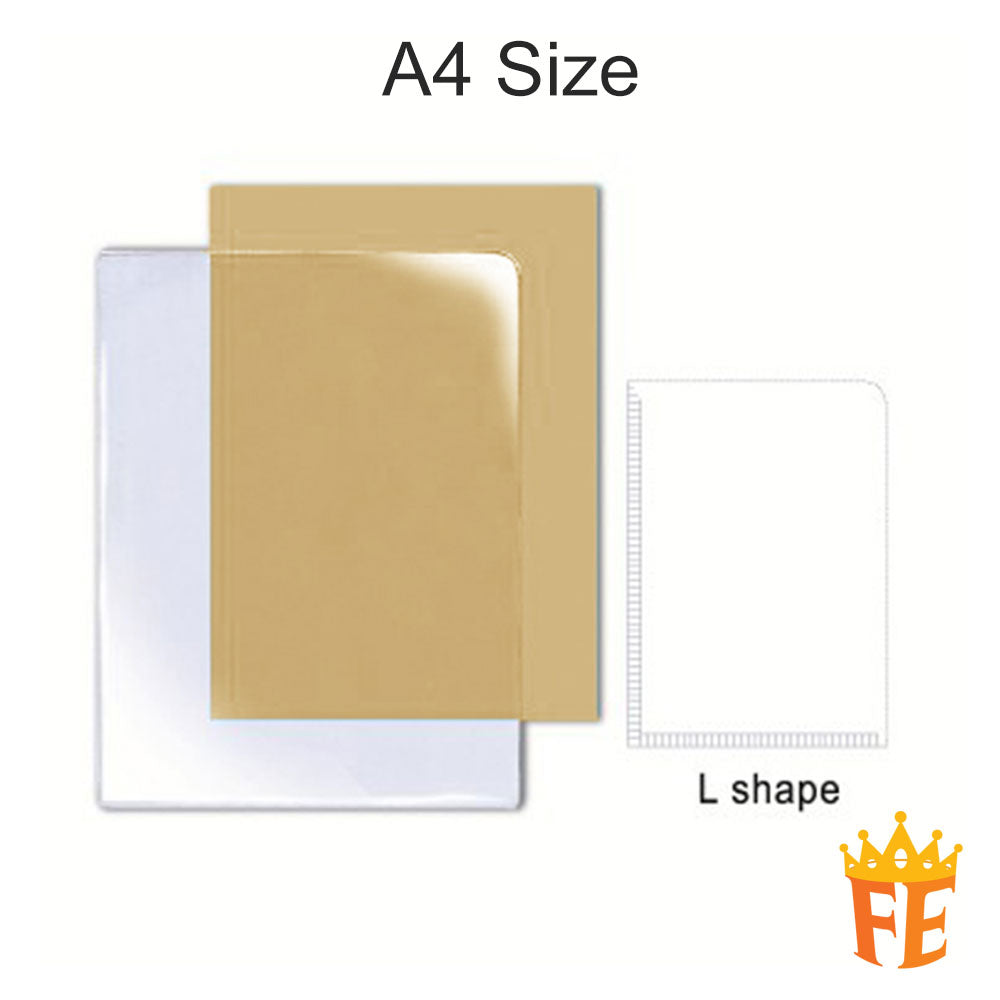 CBE L / U / C Shape A4 / F4 / A3 PVC Transparent Document Holder