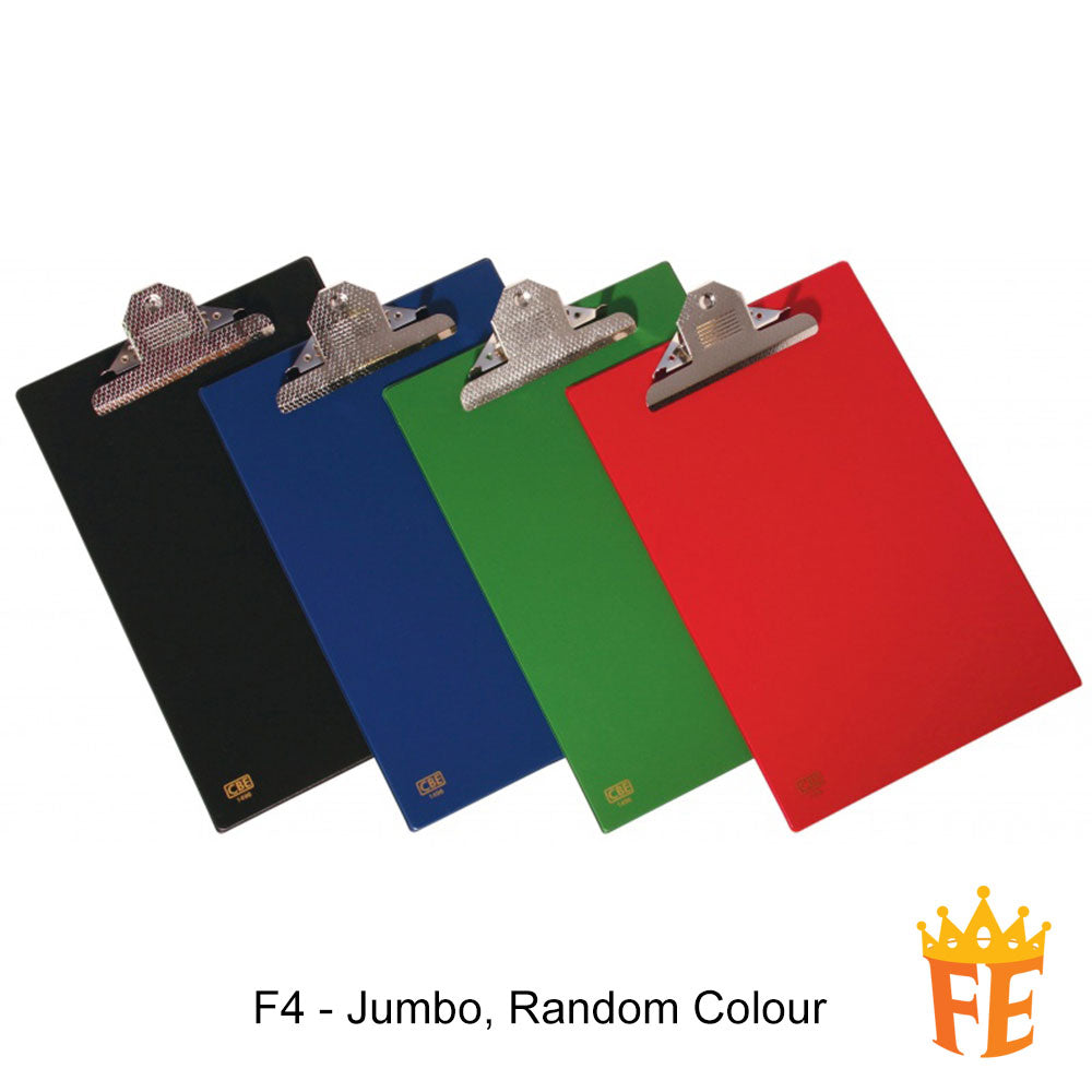 CBE 1496 / 1340 PVC Clipboard F4