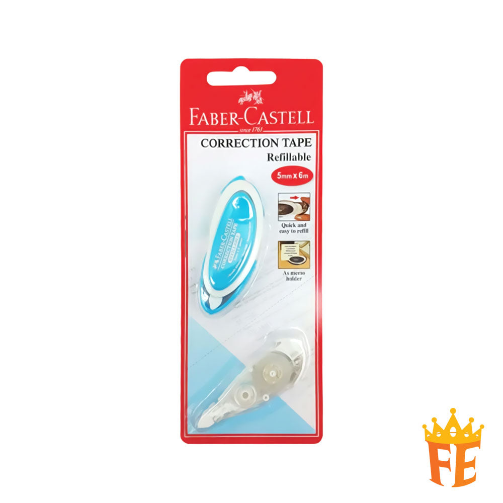 Faber Castell Oval Correction Tape with Refill