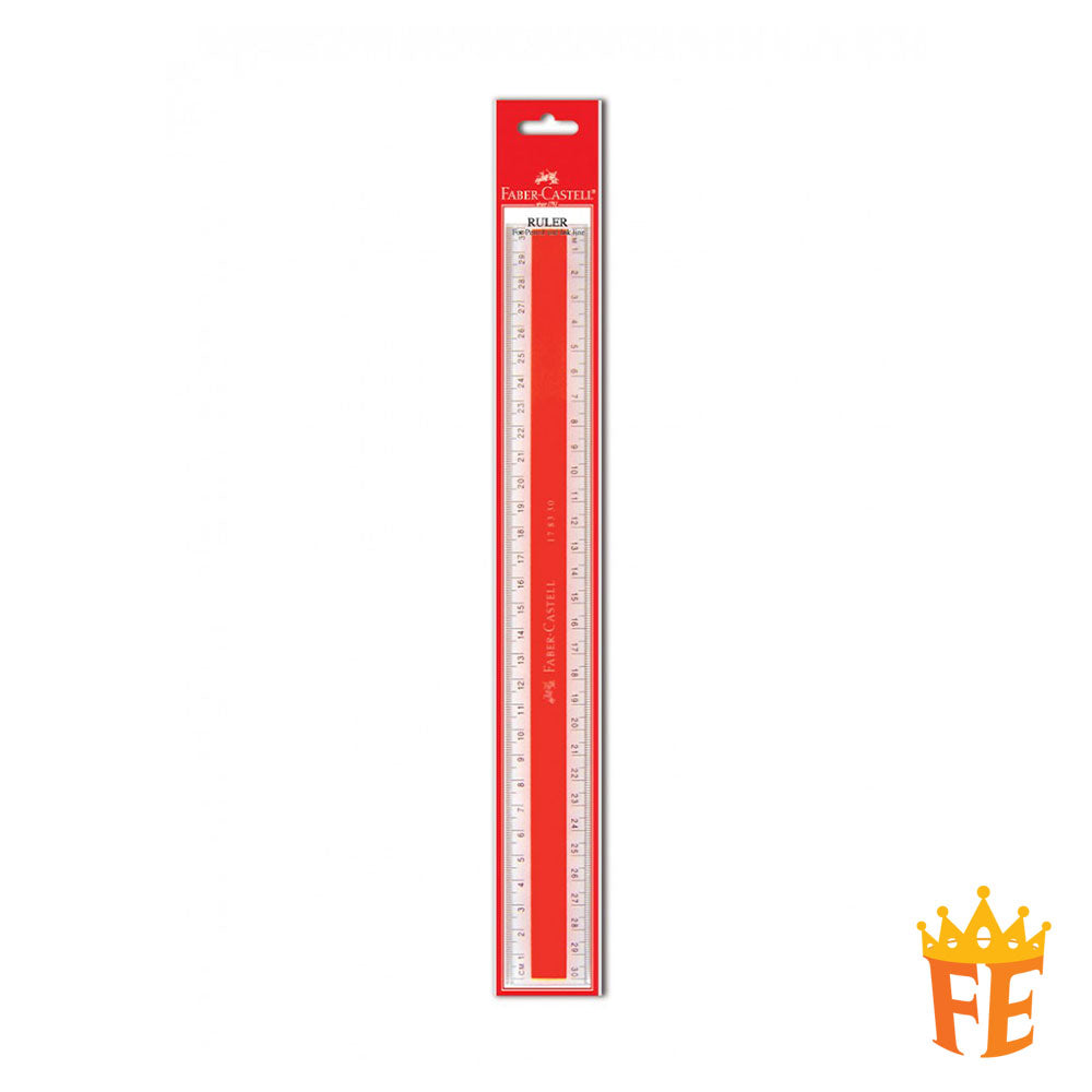 Faber Castell Plastic Ruler 15cm / 18cm / 30cm