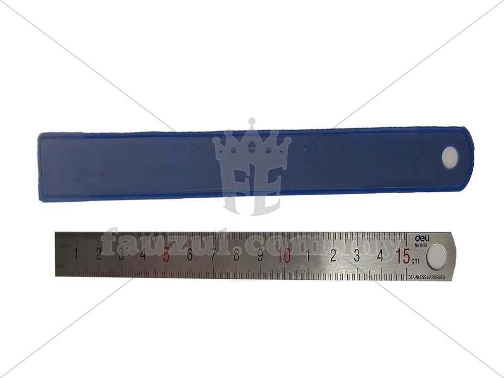 Deli Stainless Ruler 15cm 8461