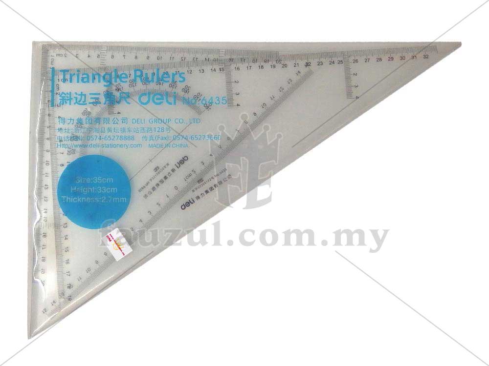 Deli Mathematic Ruler Set 35cm E6435