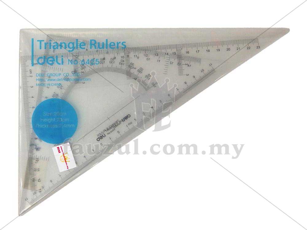 Deli Mathematic Ruler Set 25cm E6425