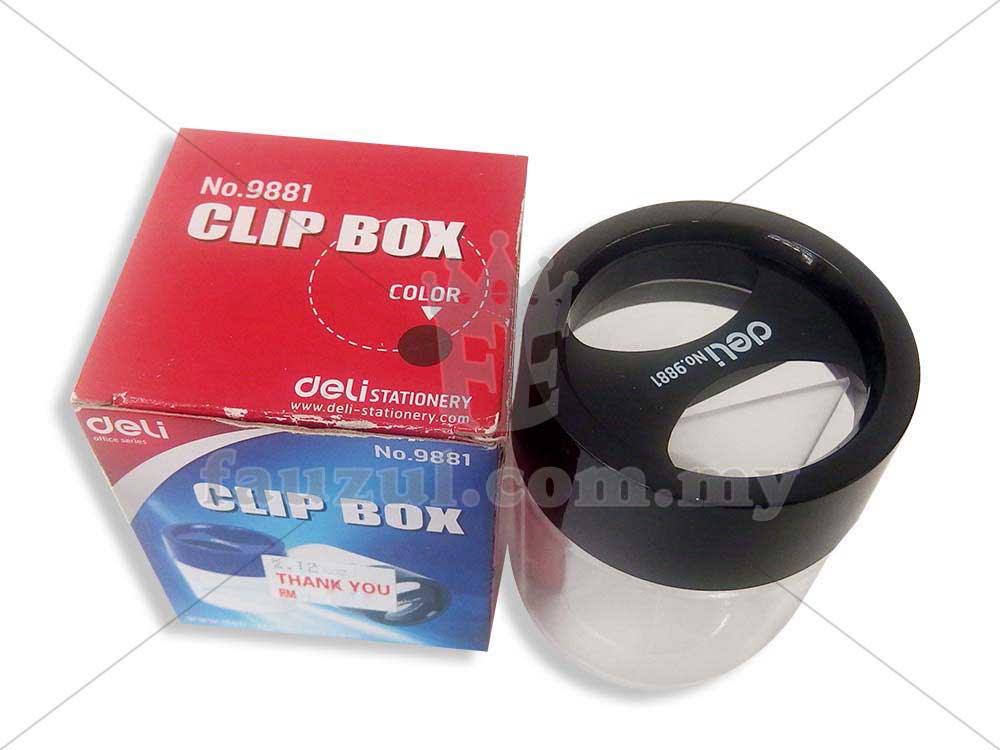 Deli Magnetic Clip Box 9881