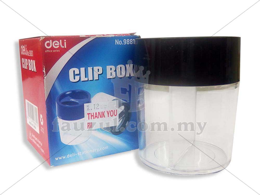 Deli Magnetic Clip Box 9881