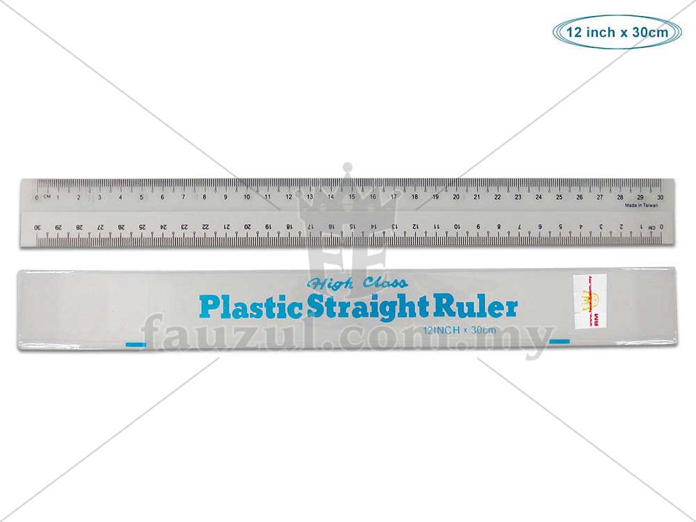 Plastic Ruler Flexible 30cm