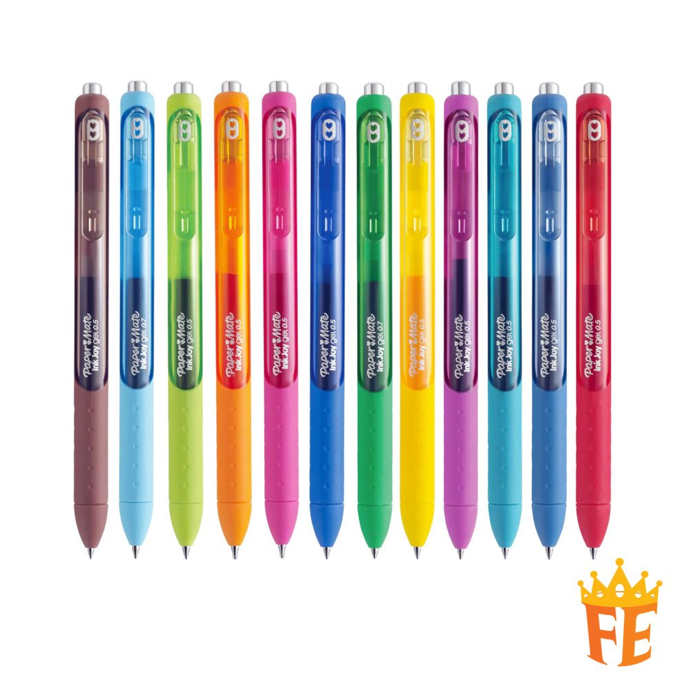 Paper Mate Inkjoy Gel - 0.5mm / 0.7mm & Refill All Colour