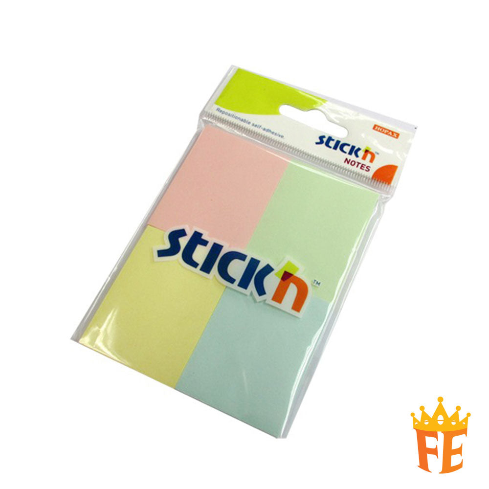 Hopax Package Sticky Notes 1.5" X 2 / 3" X 3" / 1" X 3" Mix Colour