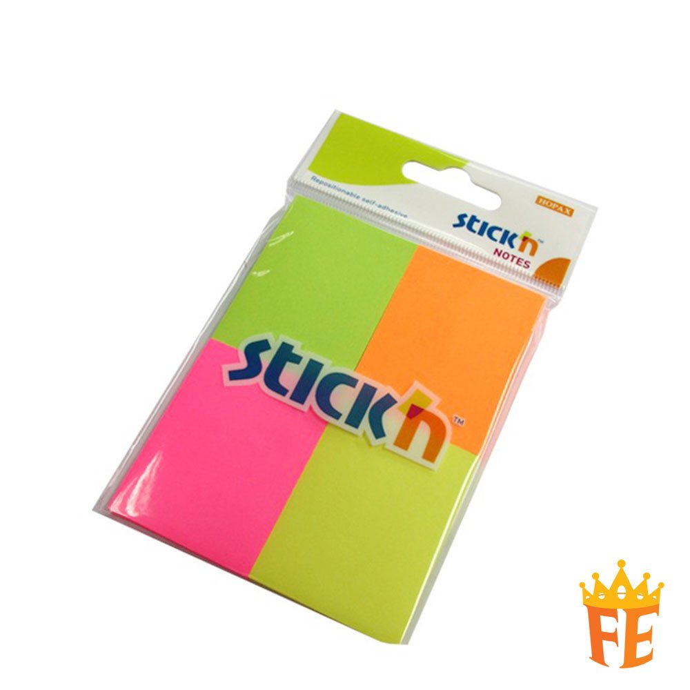 Hopax Package Sticky Notes 1.5" X 2 / 3" X 3" / 1" X 3" Mix Colour