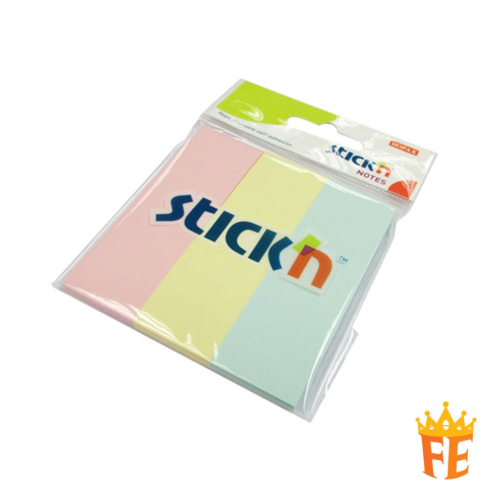Hopax Package Sticky Notes 1.5" X 2 / 3" X 3" / 1" X 3" Mix Colour