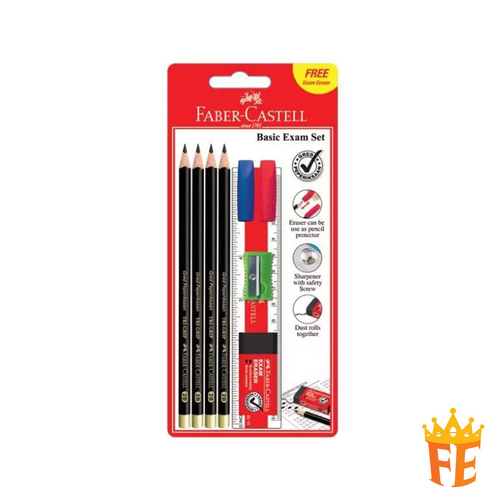 Faber Castell Tri-Grip 2B Pencil Classic Box / Drum