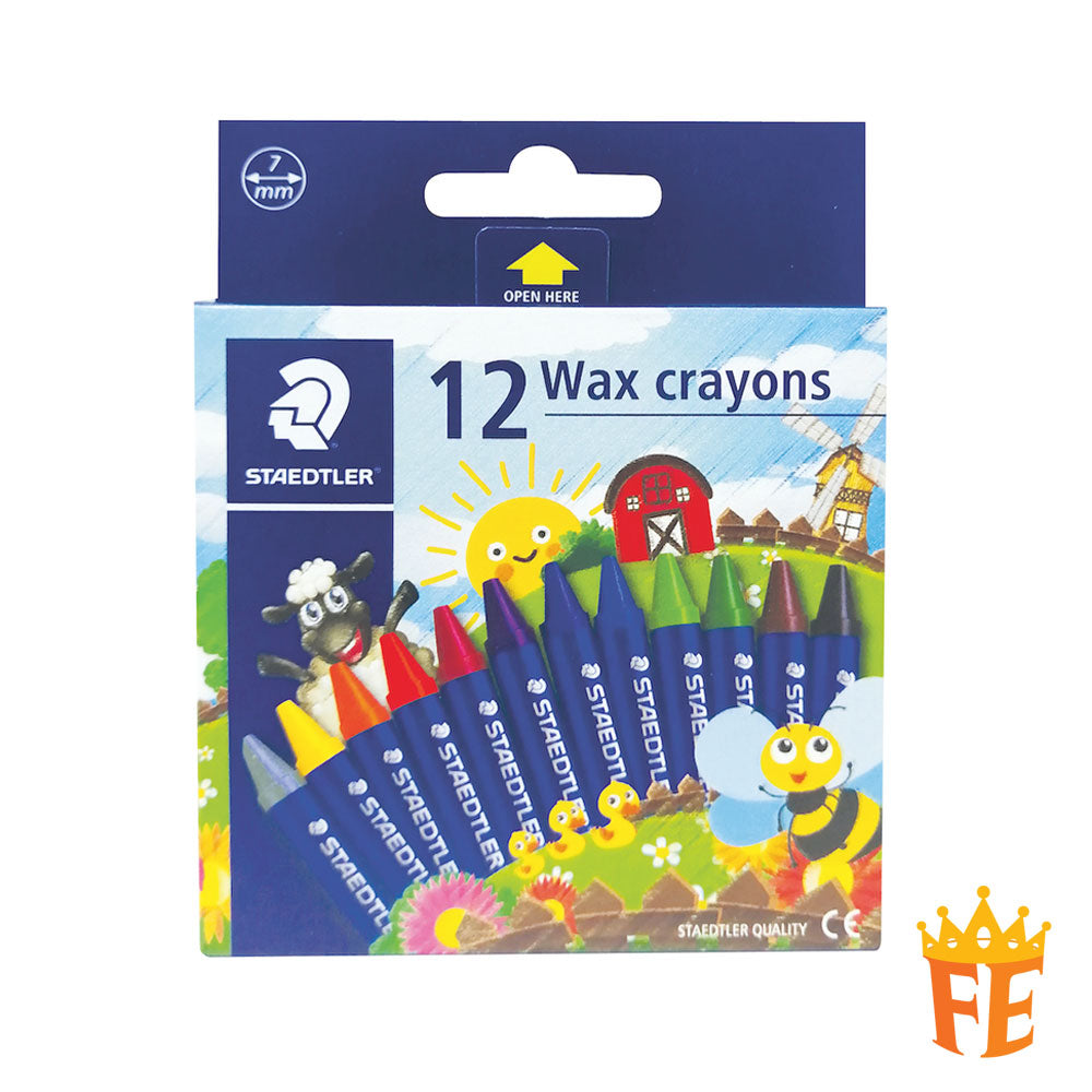 Staedtler Wax Crayon 12 / 24 Colours