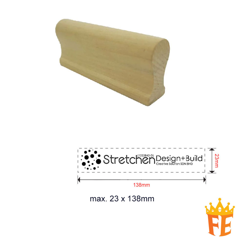 Index Stamp Large Size (Wooden Handle) Above 100mm Size