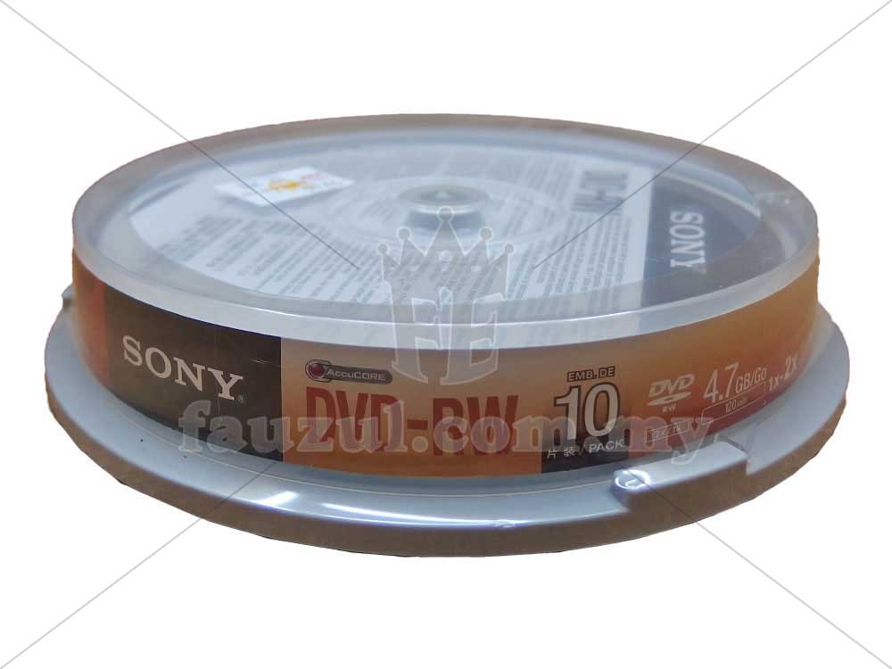 Sony Dvd Rw 4.7gb - 120min 10s