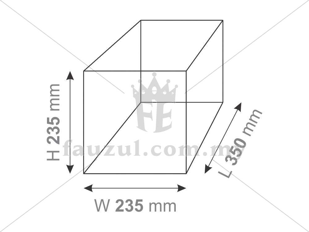 Carton Box L350 X W235 X H235mm G-06