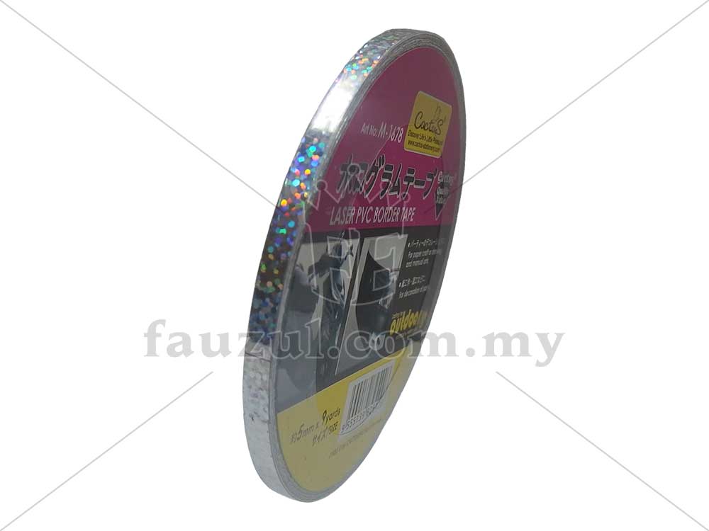 Florescent PVC Border Tape 5mm X 9 Yard All Colour