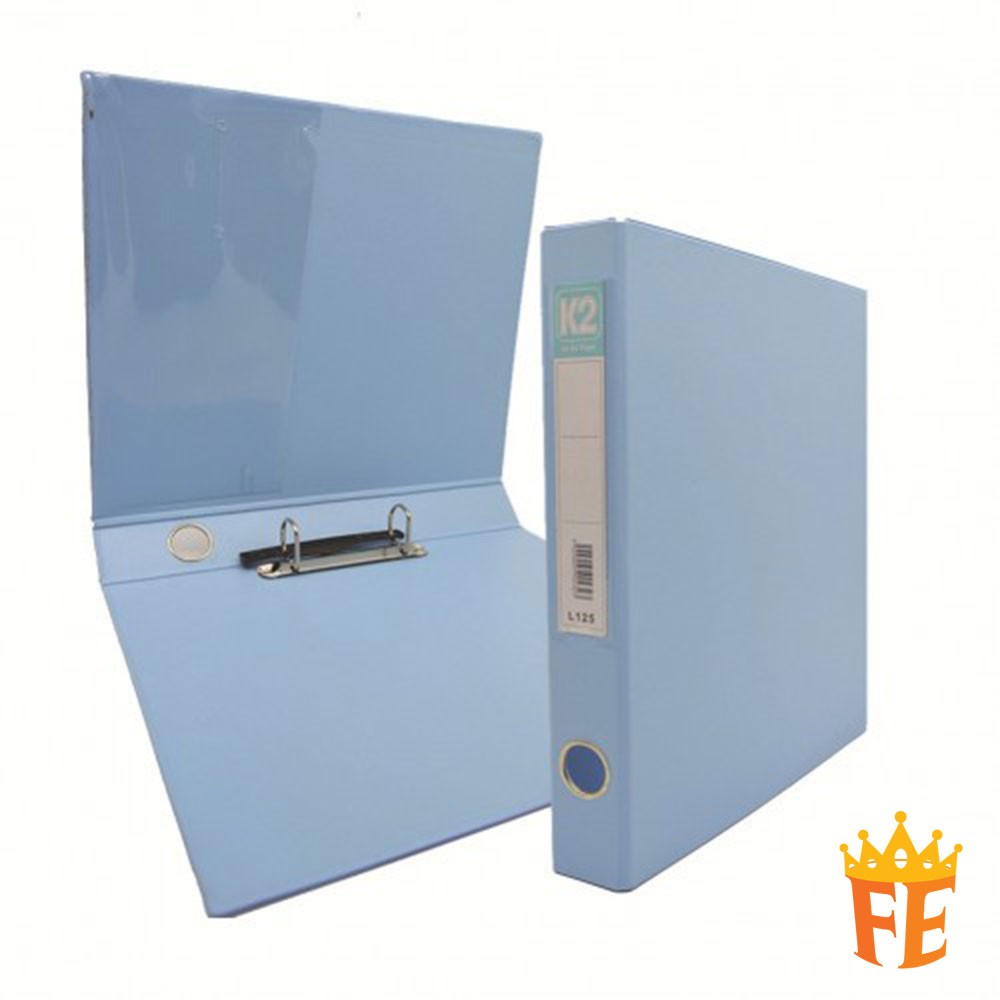 East-File 2D PVC Ring File 25mm Filing Thickness A4 Size White 2D Ring File  | Shopee Singapore