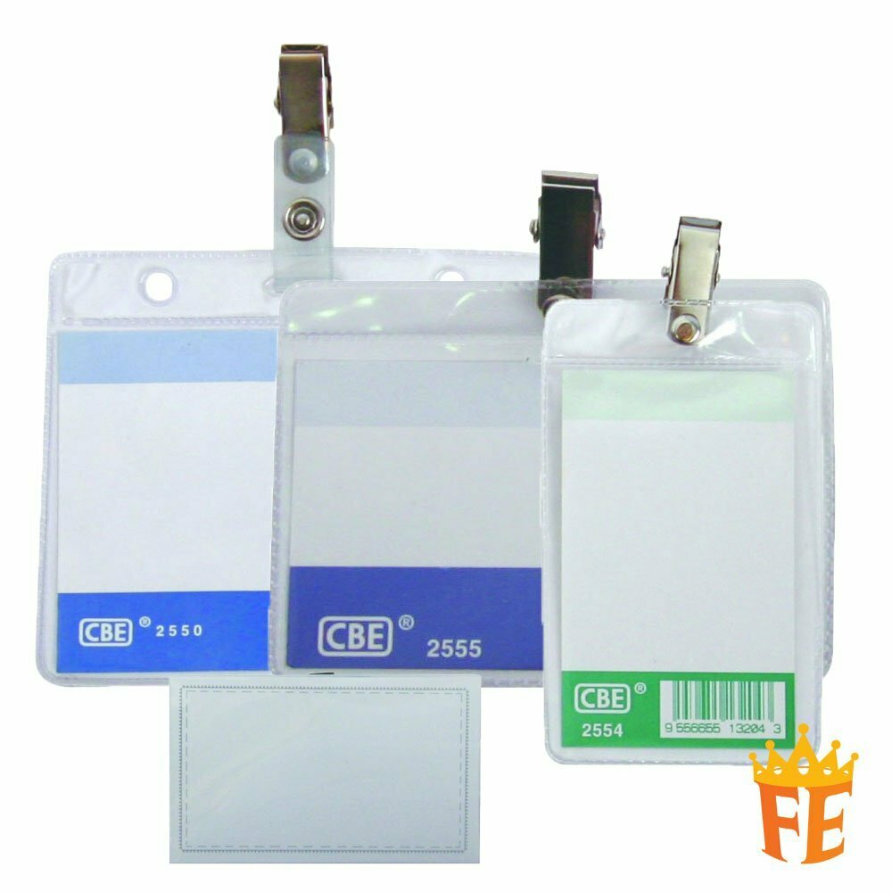CBE 2550 / 2554 / 2555 Name Badge With Clip