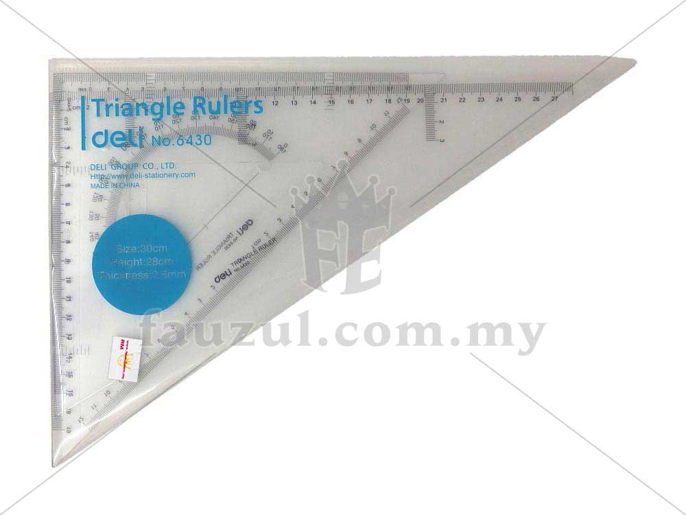 Deli Mathematic Ruler Set 30cm E6430