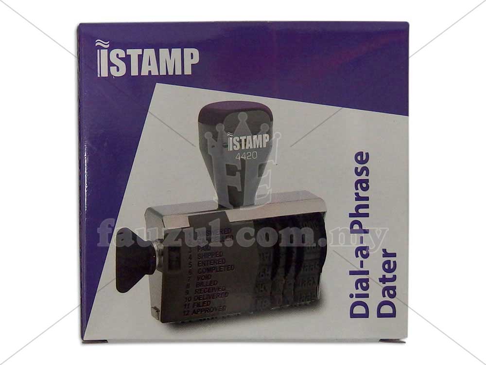 I Stamp Dial - A - Phrase Dater 4420