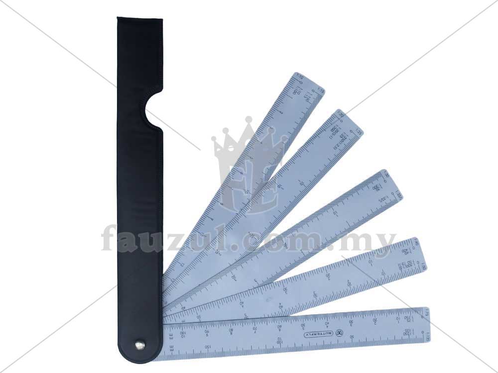 Fan Scale Ruler 5 Scales