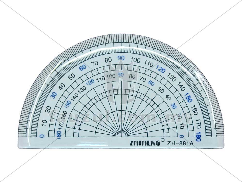Zhiheng 180 Size Ruler Protractor 881-a