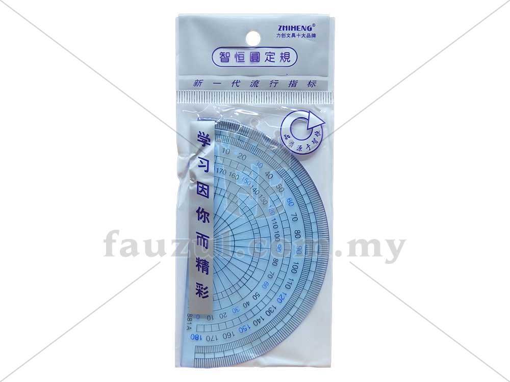 Zhiheng 180 Size Ruler Protractor 881-a