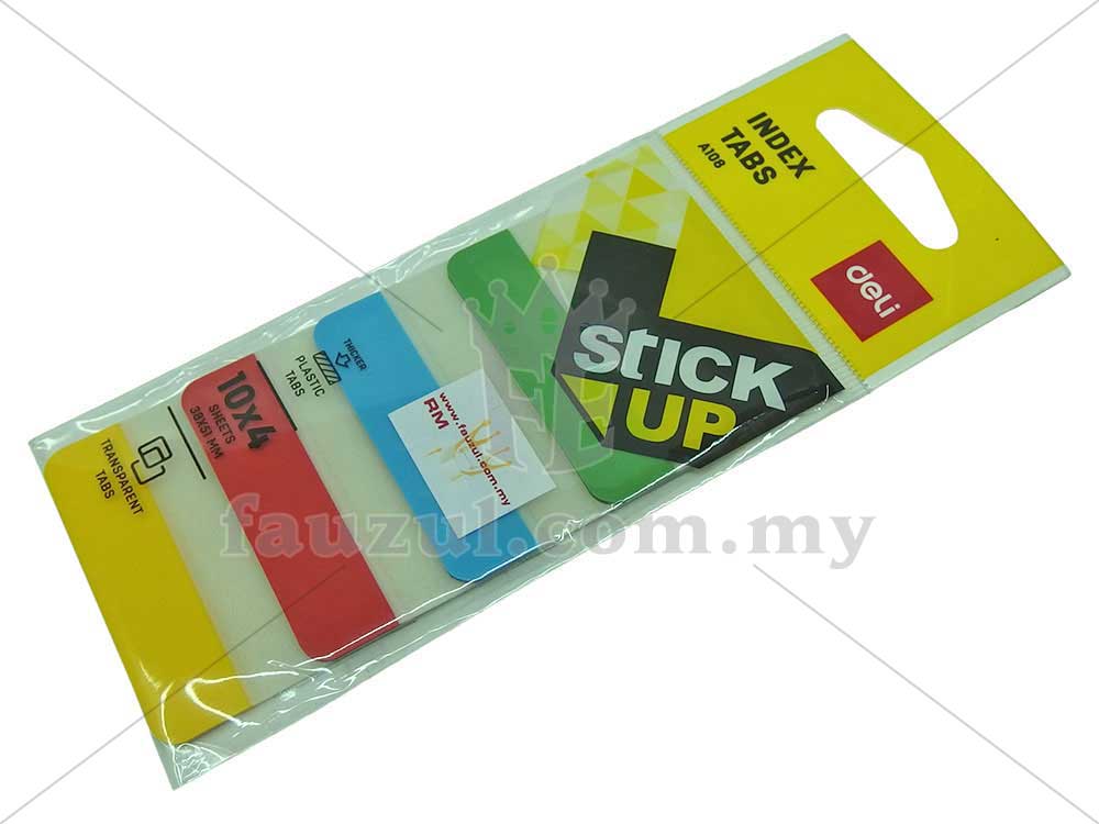 Deli Index Tabs 25 X 51mm A10802