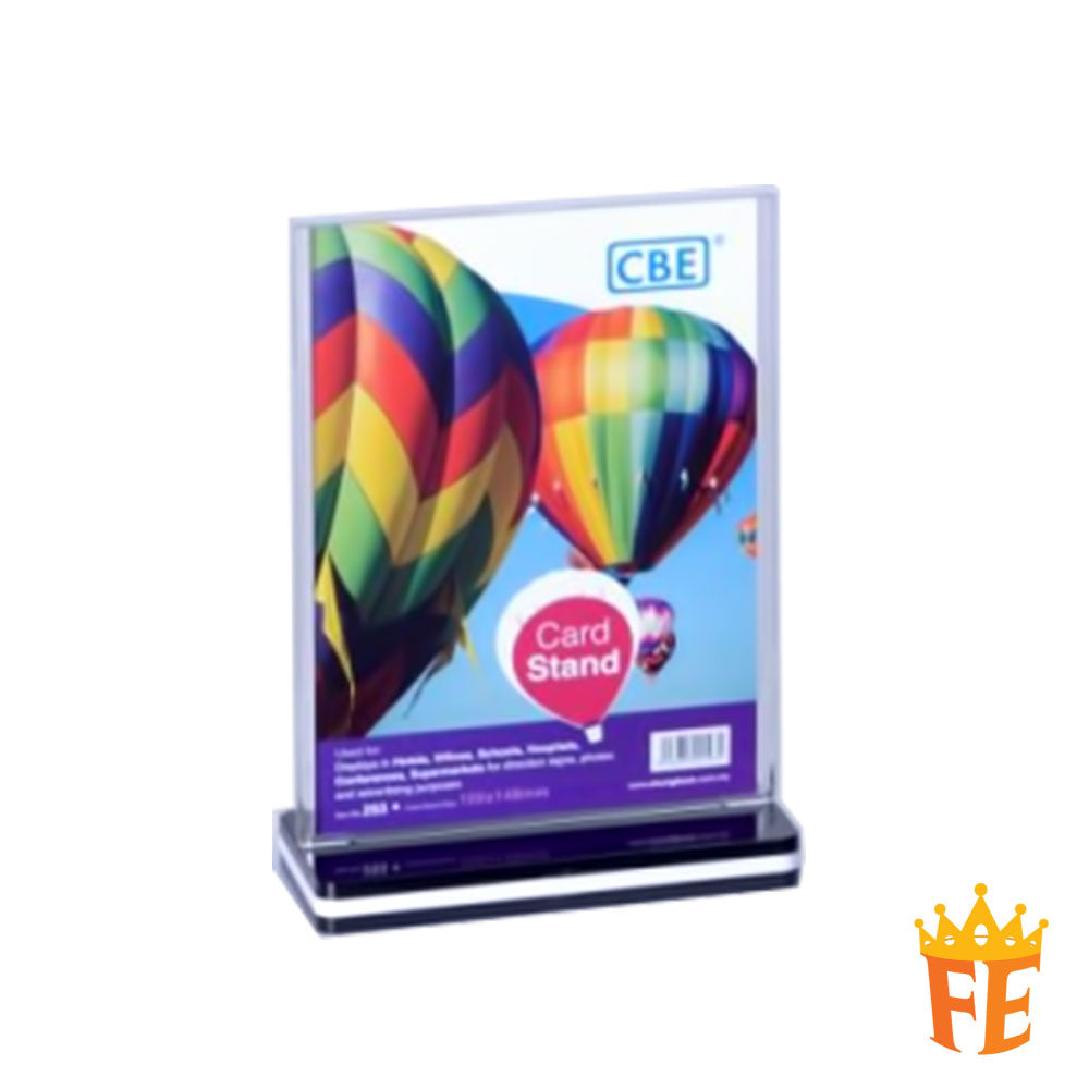 CBE T Stand / Card Stand / Acrylic Stand A4 / A5 / 10 X 21cm / A6