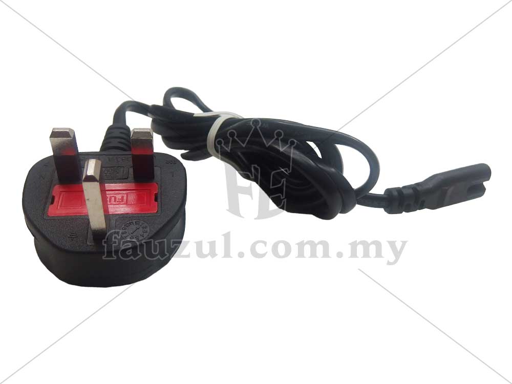 Cliptec 2pin To 3pin Ac Power Cord 0012