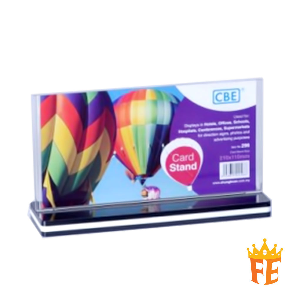 CBE T Stand / Card Stand / Acrylic Stand A4 / A5 / 10 X 21cm / A6