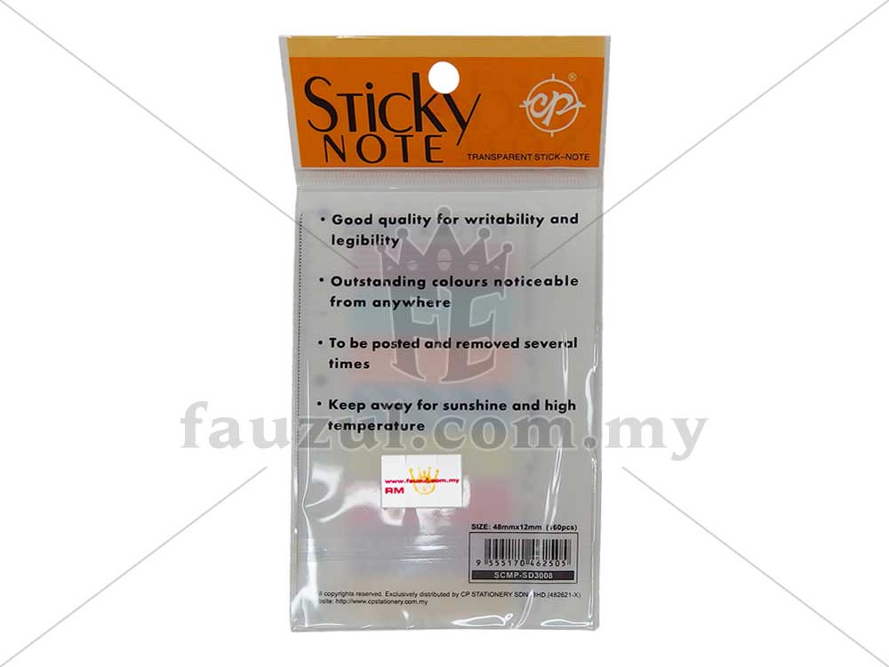 Sticky Note 48 X 12mm 160s Scmp-sd3008