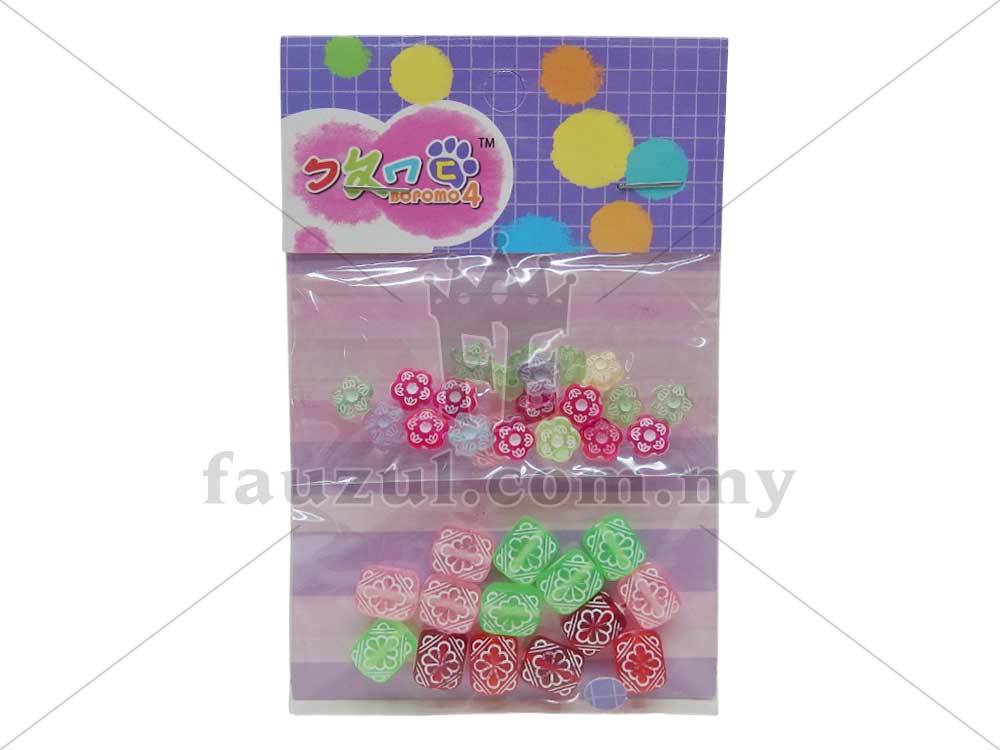 Diy Craft Acce. Flower/ Rectangle Beads