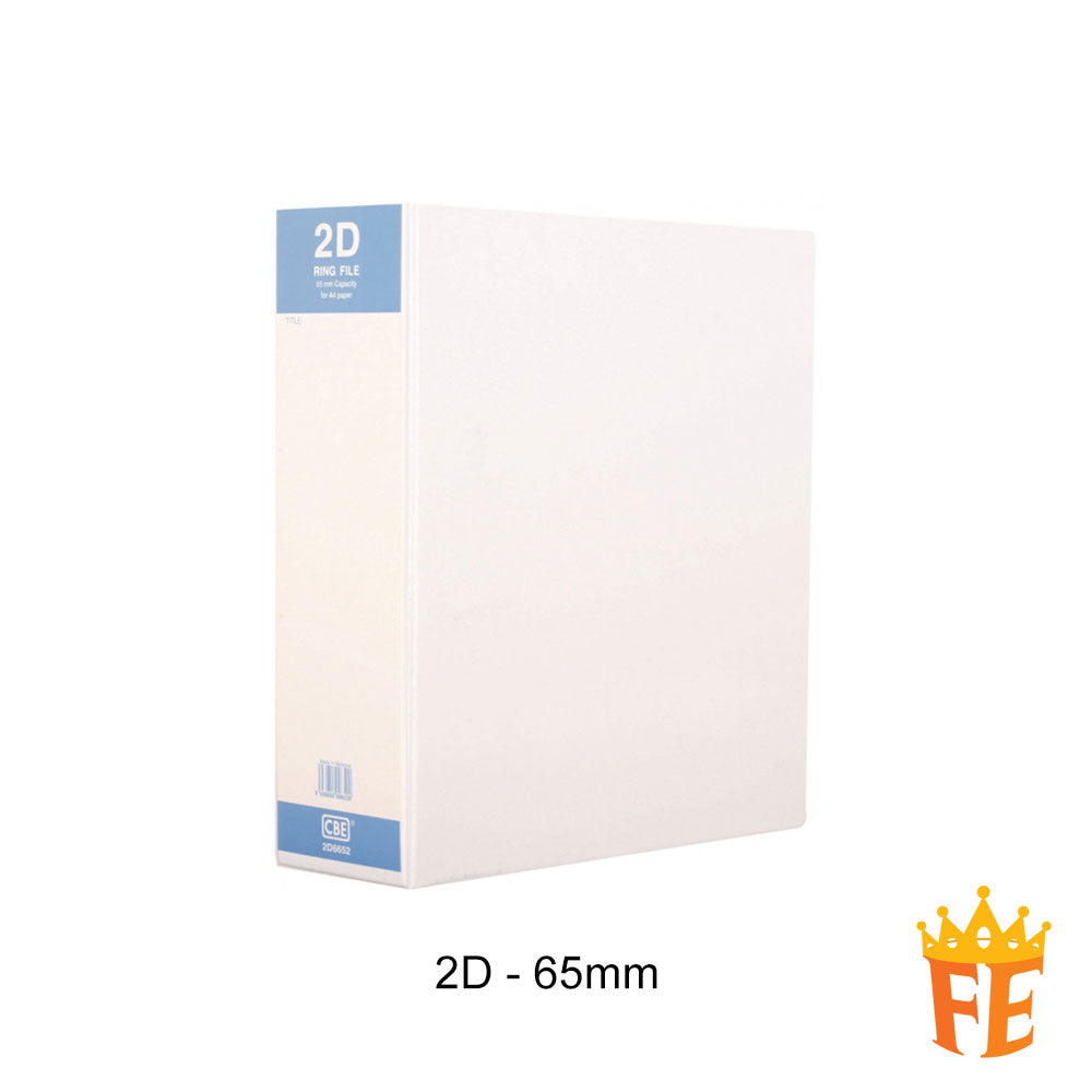 CBE PVC File 2D / 3D / 4D Ring Binder With Transparency Cover 25mm / 40mm / 50mm / 65mm A4