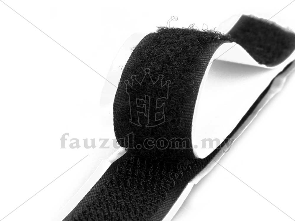 Velcro Tape Male & Female (Loop & Hook) With Double Sided Tape