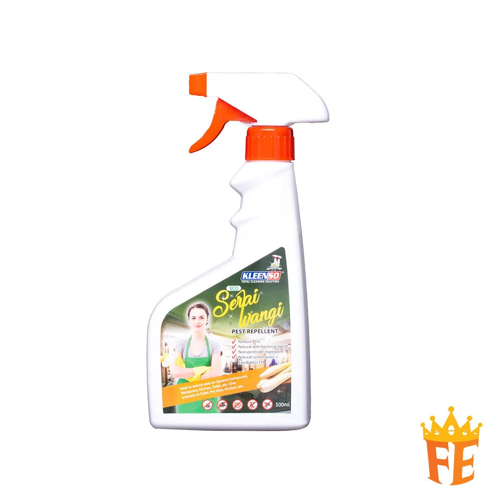 Kleenso Eco Pest Repellent Serai Wangi Cleaner Spray 500ml KHC834 0.5 3066008