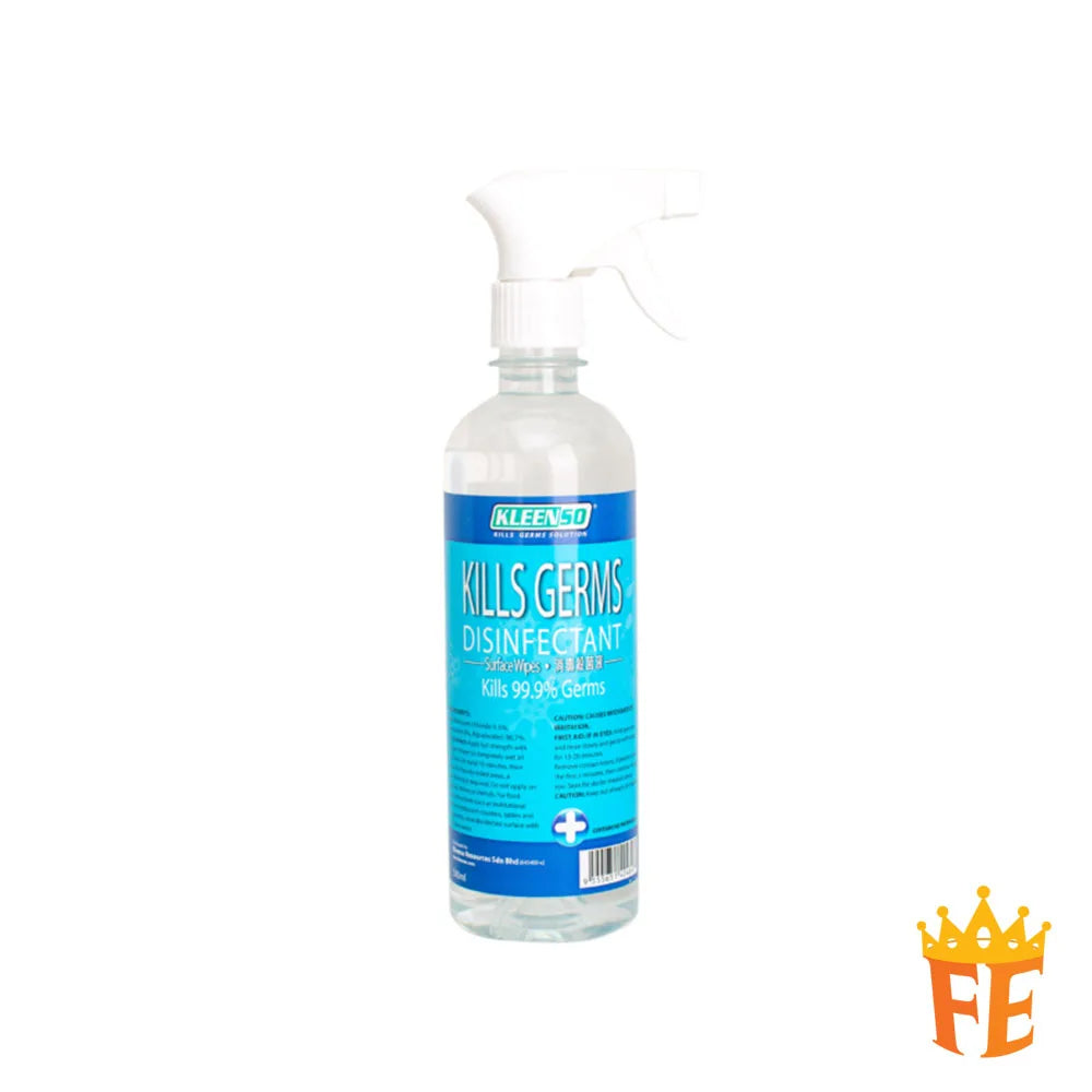 Kleenso Kill Germs Disinfectant Spray 500ml KHC840 Dis(500ml) 3066023