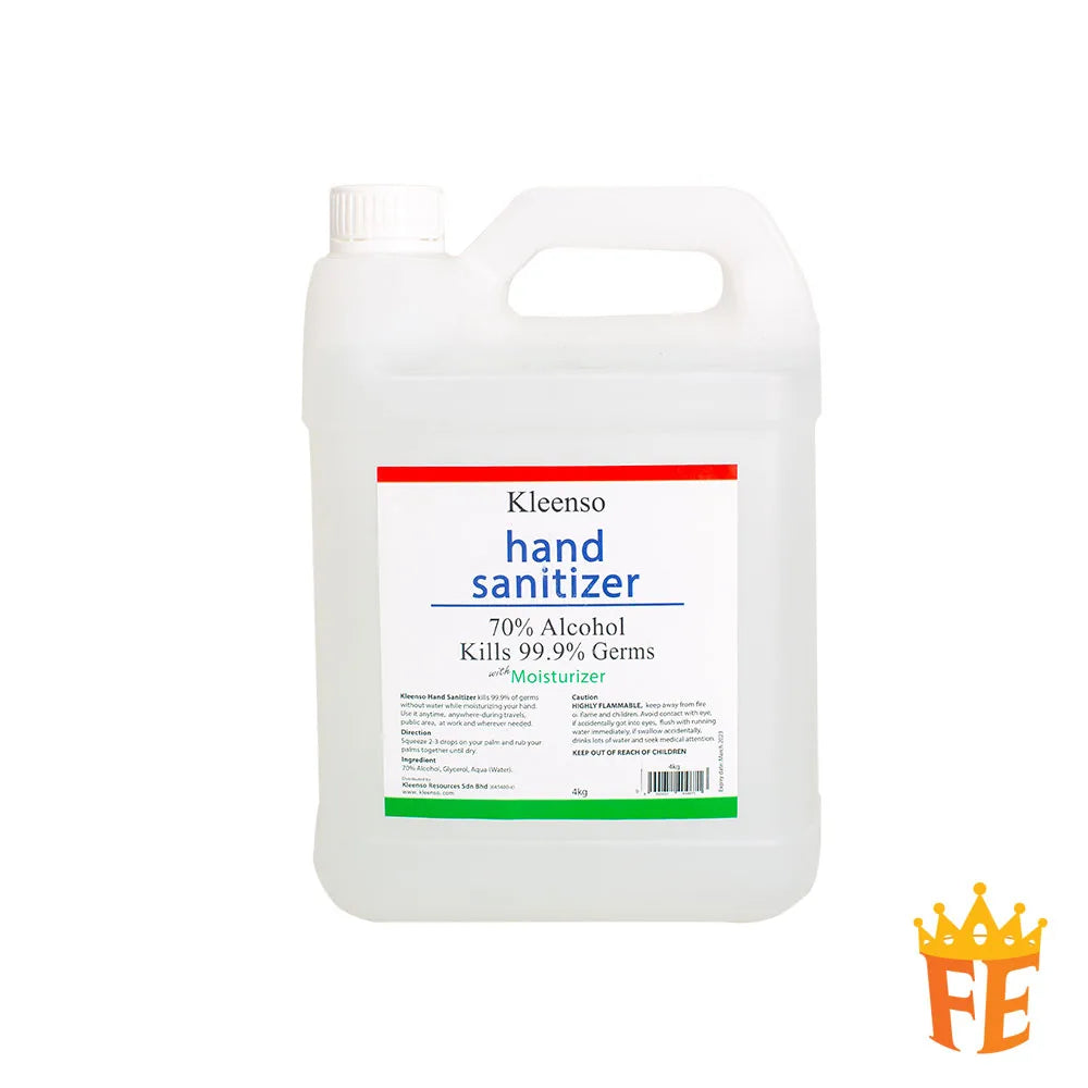 Kleenso 70% Alcohol Hand Sanitizer All Size