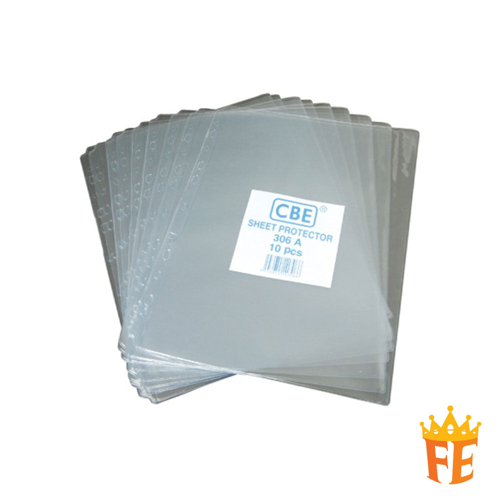 CBE 306A PVC Thick Sheet Protector 10 Sheets (A4)