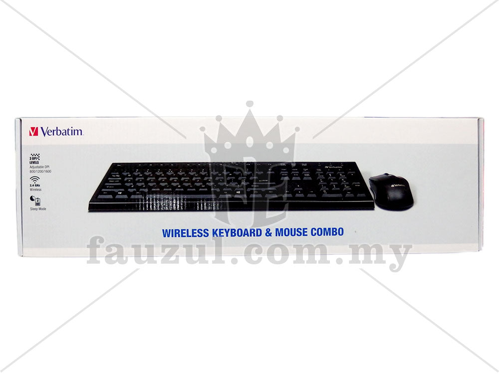 Verbatim Wireless Keyboard + Mouse Combo