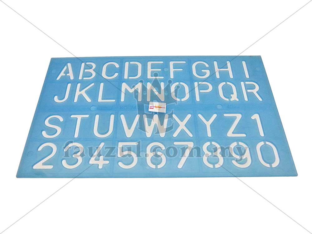 Lettering Stencil All Model & Size