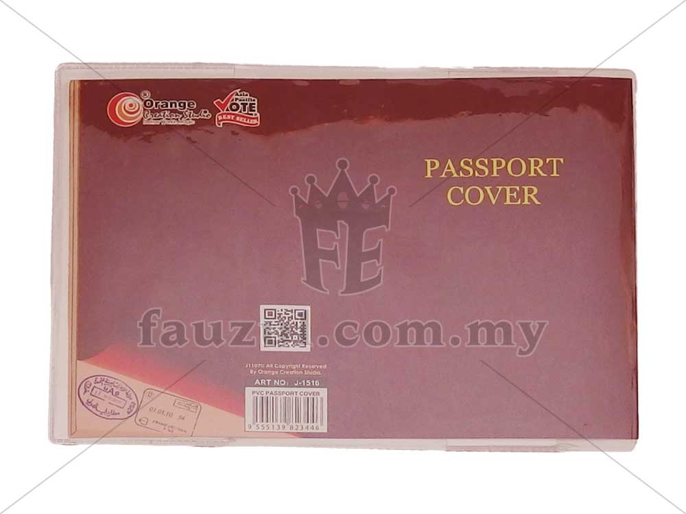 Pvc Passport Cover Transparent J-1516