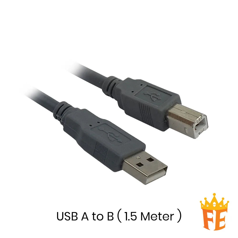 CLiPtec USB A to B Cable (Standard 2.0) (Data)
