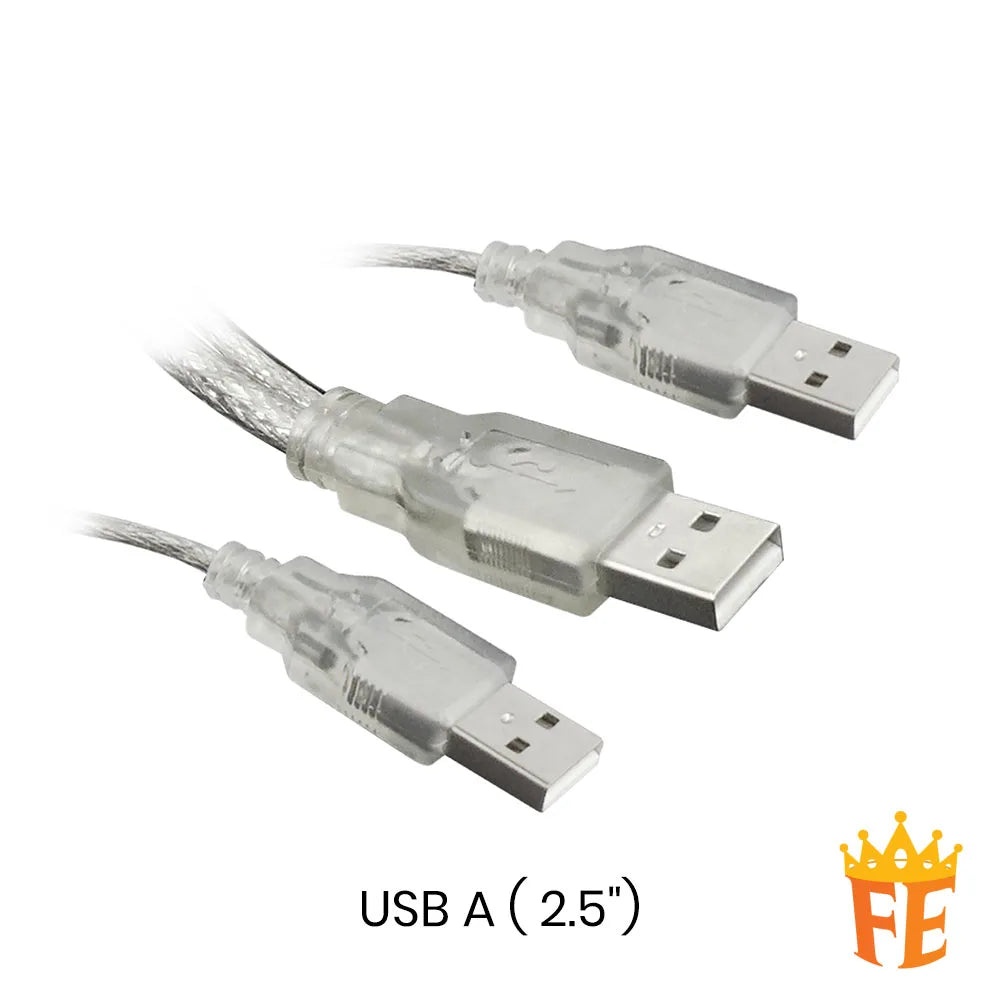 CLiPtec USB 2.0 Data & Power Cable for 2.5" Extension Enclosure (Data & Power) USB(A) x3 / Mini 5pin