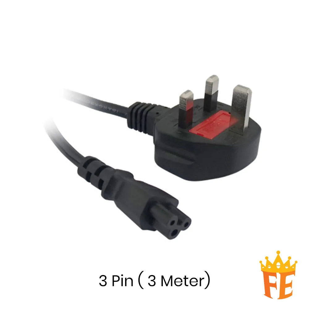 CLiPtec Power Cable 2 Pin / 3 Pin