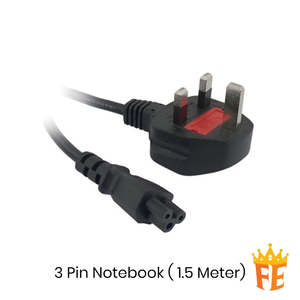 CLiPtec Power Cable 2 Pin / 3 Pin